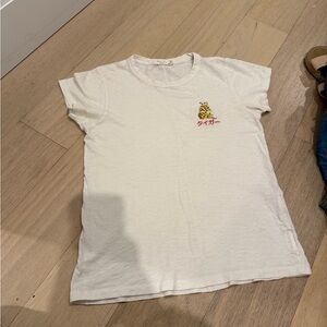 rag and bone White Tiger T-Shirt cotton